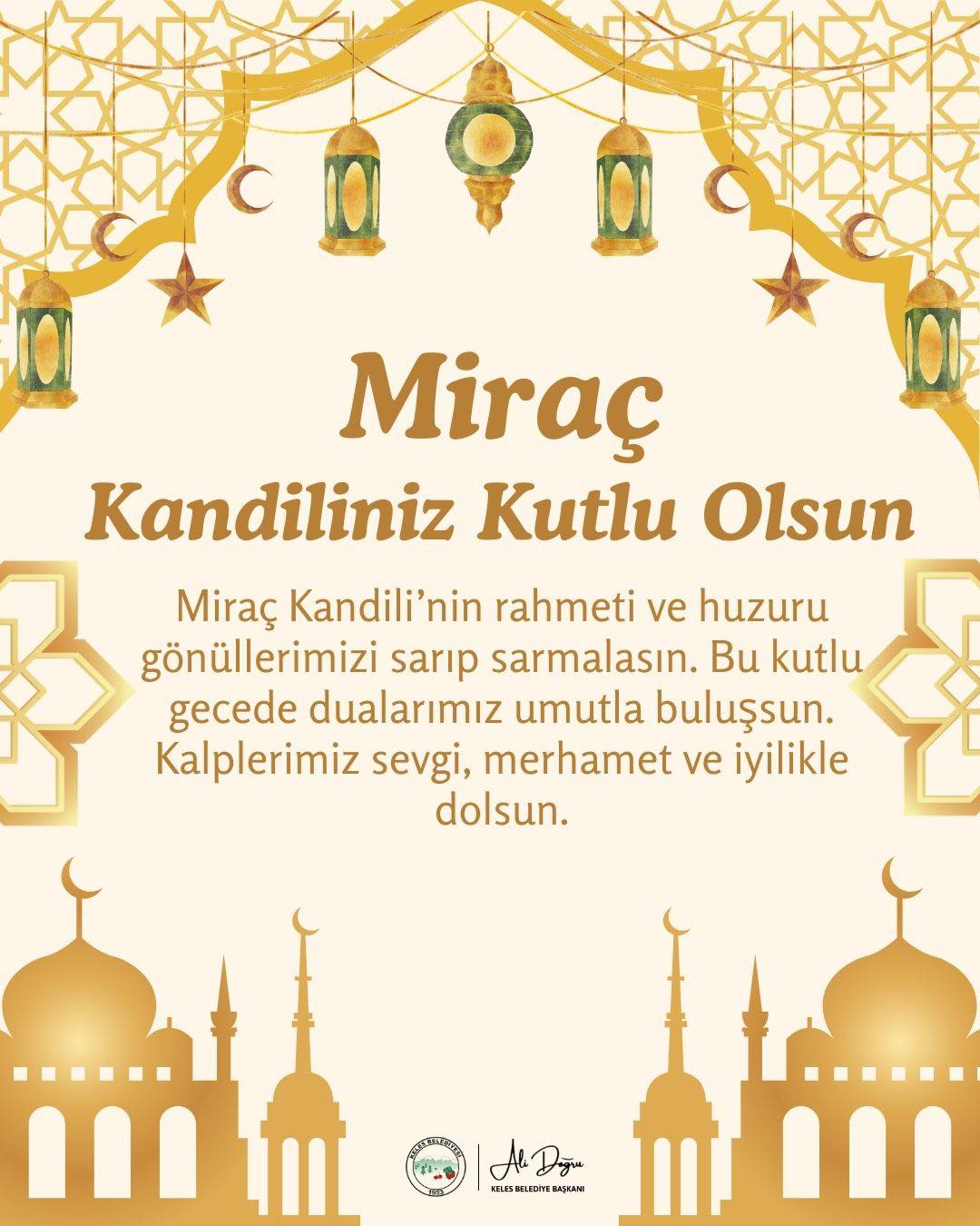 Miraç Kandiliniz Kutlu Olsun