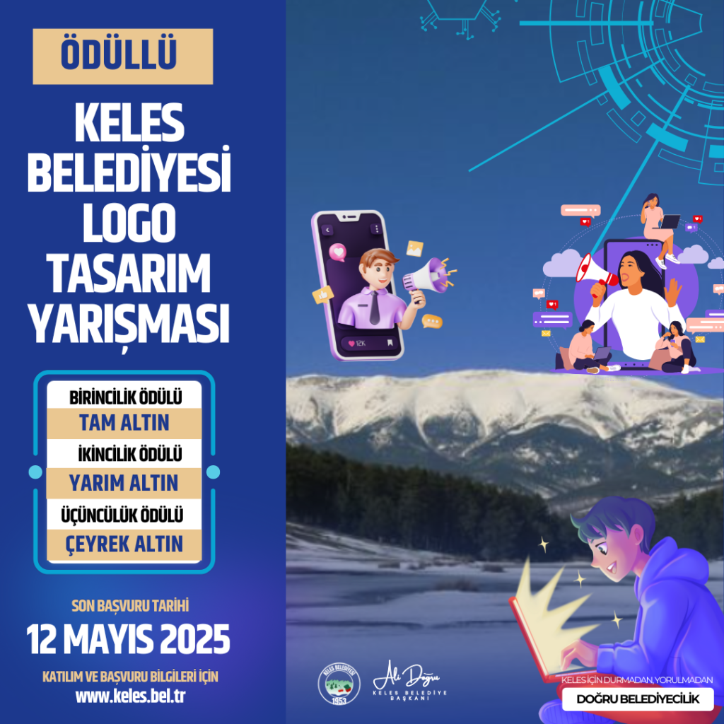 Keles Belediyesi Logo Yarışması Son Başvuru 12 Mayıs’a uzatıldı